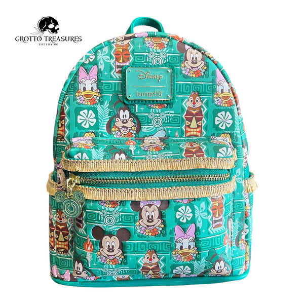 Loungefly Disney Mickey and Friends Tiki Mini Backpack