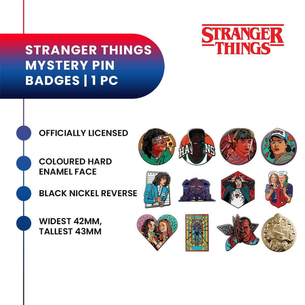 Stranger Things Mystery Enamel Pin | One Random