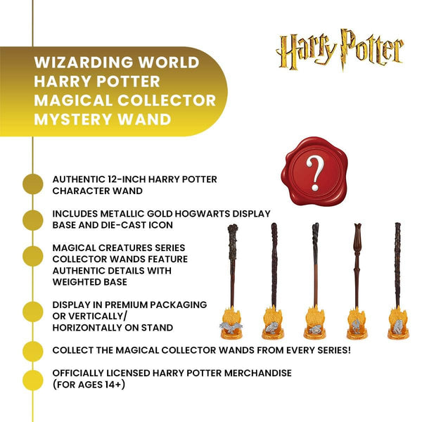 Harry Potter Mystery Magical Collector Wand | One Random