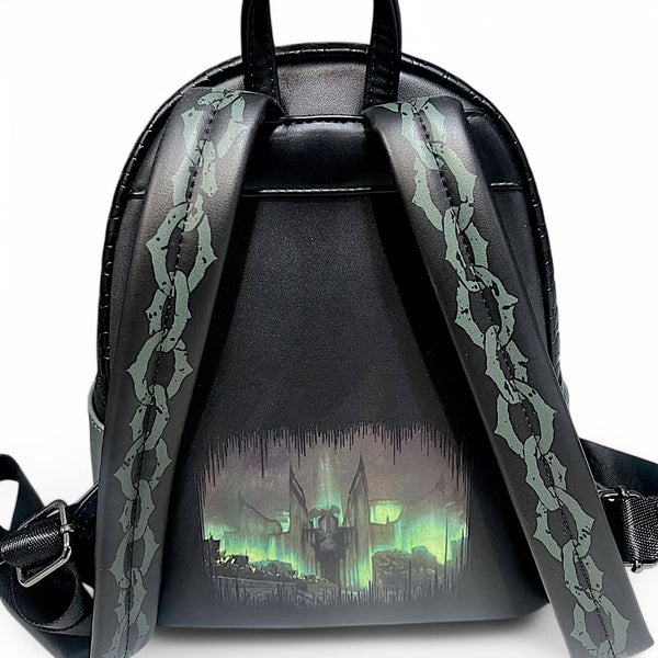 Grotto Treasures Exclusive - Loungefly The Lord of the Rings The Witch King Nazgul Glow in the Dark Mini Backpack