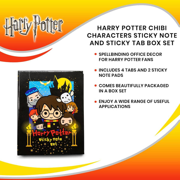Harry Potter Chibi Sticky Note & Tab Box Set