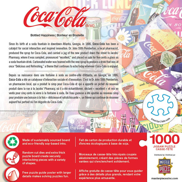 Coca-Cola - Bottled Happiness 1000 Piece Jigsaw Puzzle