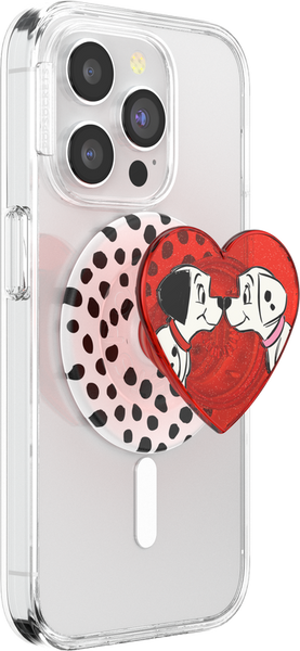 PopSockets MagSafe Disney D Glitter Heart Two Cute