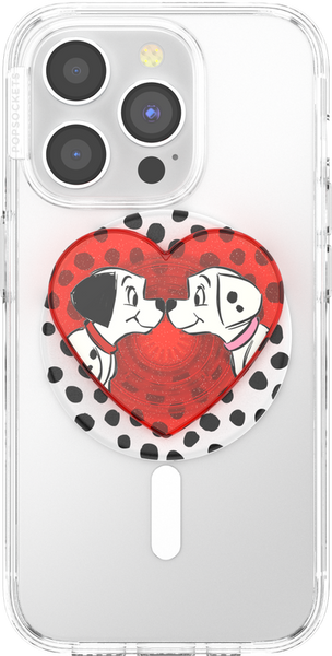 PopSockets MagSafe Disney D Glitter Heart Two Cute