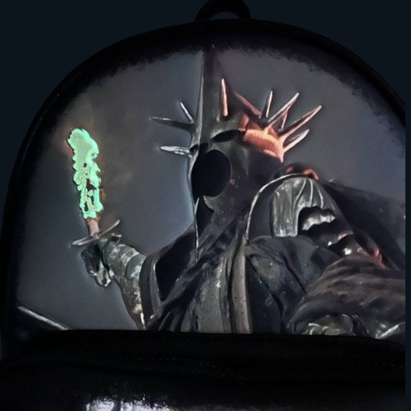Grotto Treasures Exclusive - Loungefly The Lord of the Rings The Witch King Nazgul Glow in the Dark Mini Backpack