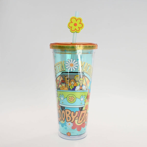 Scooby Doo Mystery Machine Flowers 24oz Plastic Cold Cup