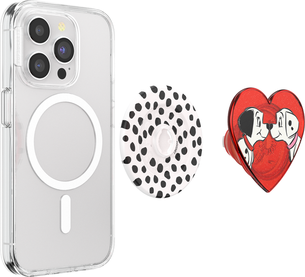 PopSockets MagSafe Disney D Glitter Heart Two Cute