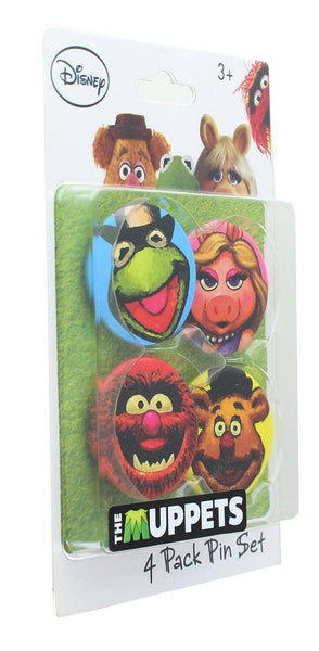 Disney The Muppets Collectible Button Pins | Set of 4