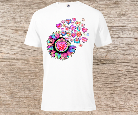 Sunflower Heart Candies