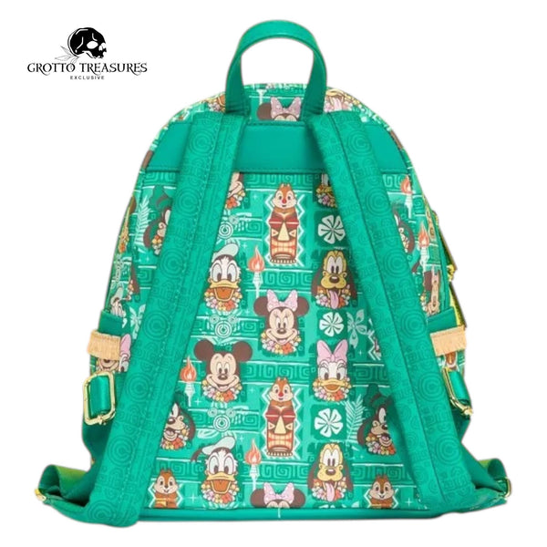 Loungefly Disney Mickey and Friends Tiki Mini Backpack