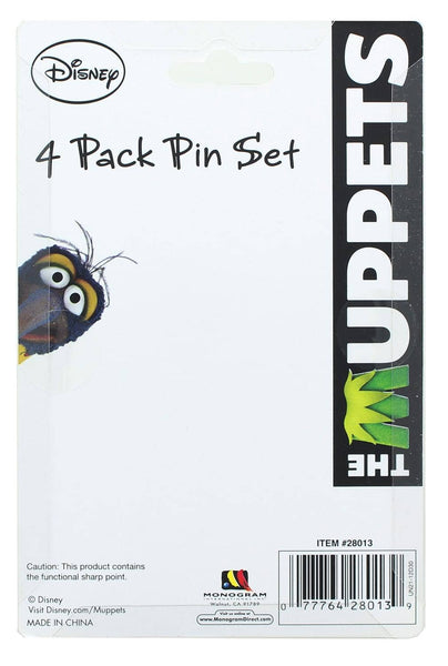 Disney The Muppets Collectible Button Pins | Set of 4