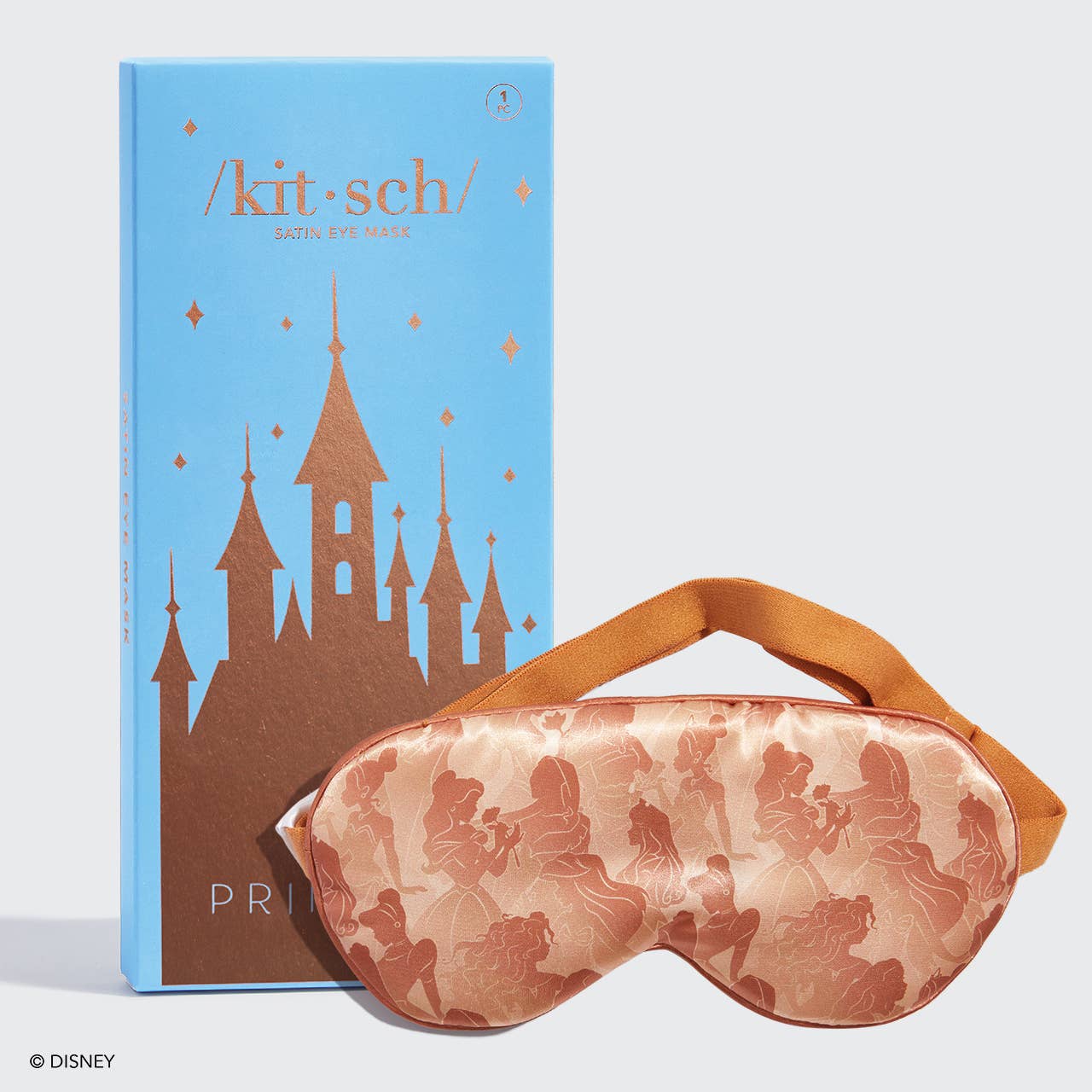 Disney x Kitsch Satin Eye Mask- Princess Party