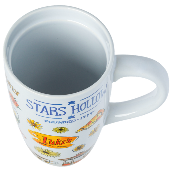 Gilmore Girls Stars Hallow 16oz Ceramic Travel Mug w Lid
