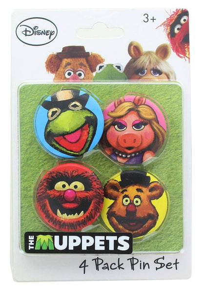 Disney The Muppets Collectible Button Pins | Set of 4
