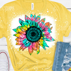 Tie dyed Sunflower