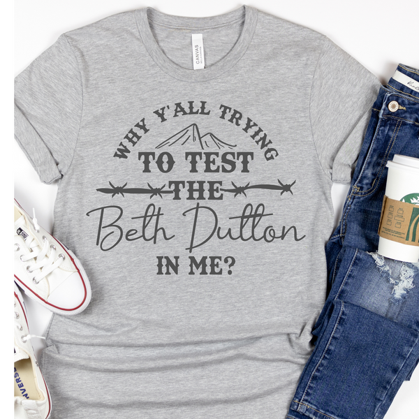 Testing my Beth Dutton